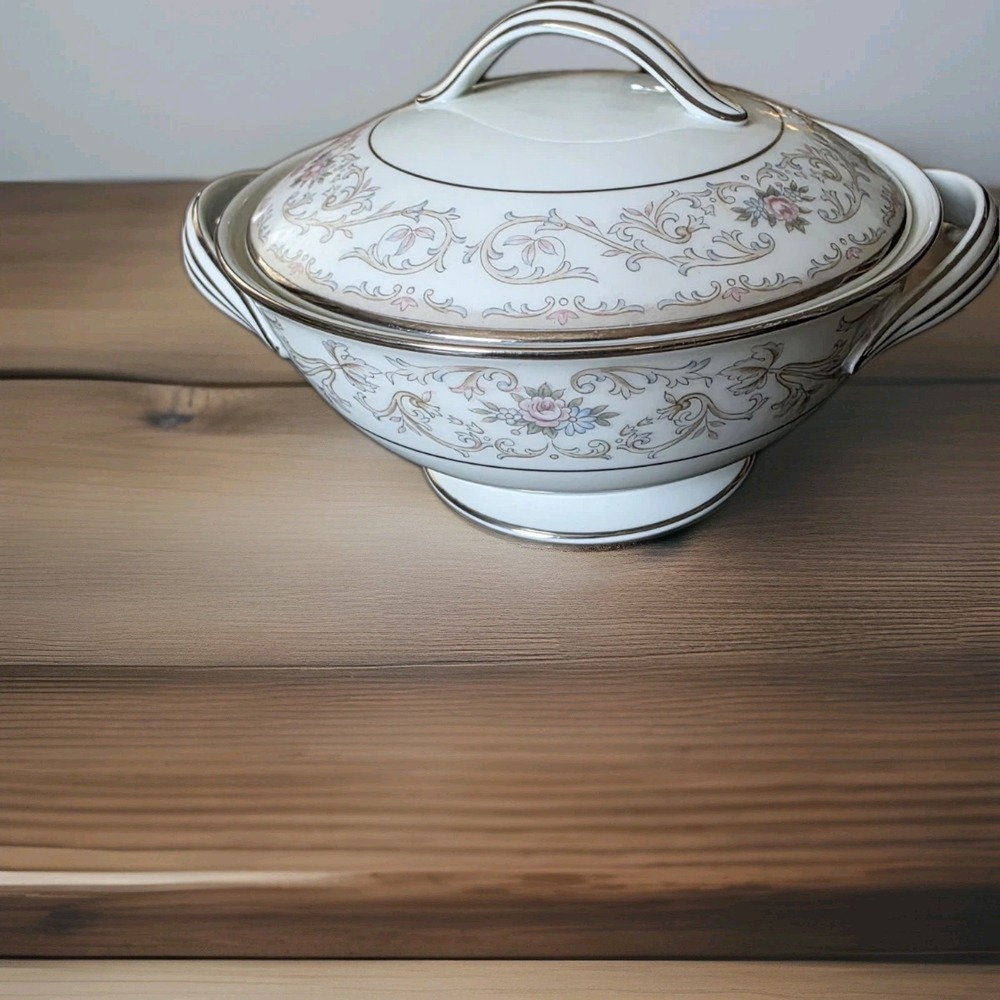 Noritake China Westbrook 5907 Serving‎ Set  Platter, Bowl, Sugar, Creamer  1950s - Picture 3 of 13